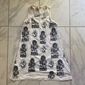 🕉 Ganesha Om Mini Dress